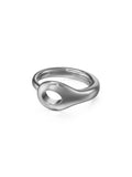 Lola Needle Ring Large in 18k Blackened Gold — Melissa Kaye