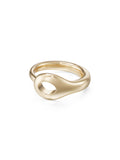 Lola Needle Ring Large in 18k Yellow Gold — Melissa Kaye