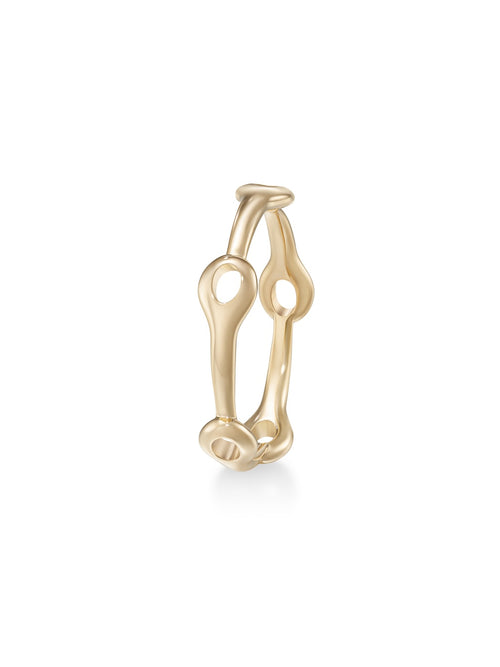Lola Needle Ring Mini in 18k Yellow Gold — Melissa Kaye