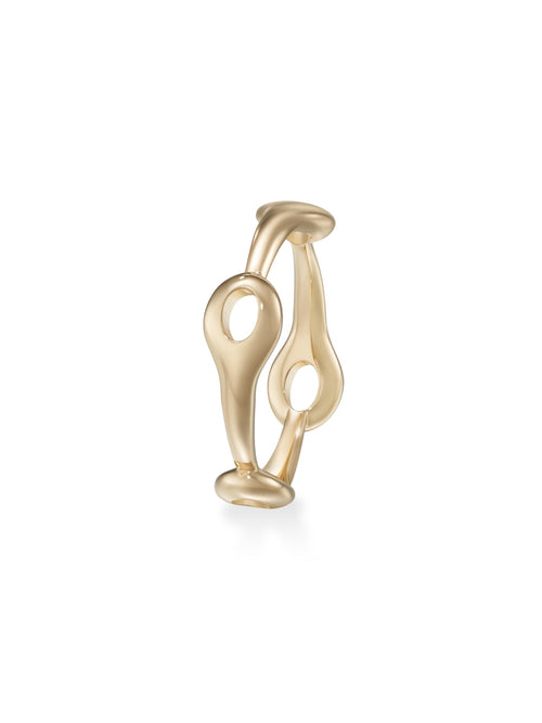 Lola Needle Ring Small in 18k Yellow Gold — Melissa Kaye