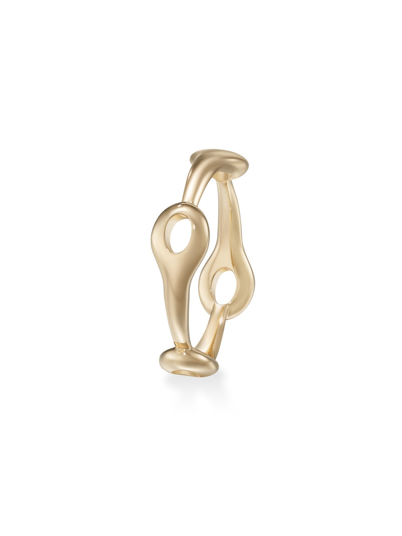Lola Needle Ring Small in 18k Yellow Gold — Melissa Kaye