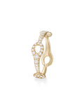 Lola Needle Ring Small in 18k Yellow Gold with White Diamonds — Melissa Kaye