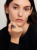 LOLA TRIPLE RING (Black Diamond)