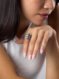 LOLA TRIPLE RING (Blue Sapphire)