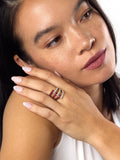 LOLA TRIPLE RING (Ruby)