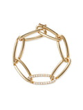 LULU BRACELET Large (Partial Diamond)