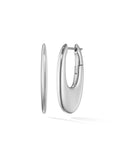 Lulu Hoop Medium in 18k White Gold — Melissa Kaye