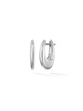 Lulu Hoop Small in 18k White Gold — Melissa Kaye