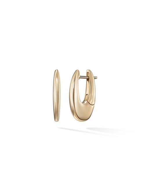 Lulu Hoop Small in 18k Yellow Gold — Melissa Kaye