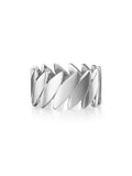 Maya Cigar Band in 18k White Gold — Melissa Kay