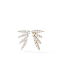 Maya Earring Small in 18k Yellow Gold with White Diamonds — Melissa Kaye