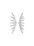 Maya Earring in 18k White Gold with White Diamonds — Melissa Kaye
