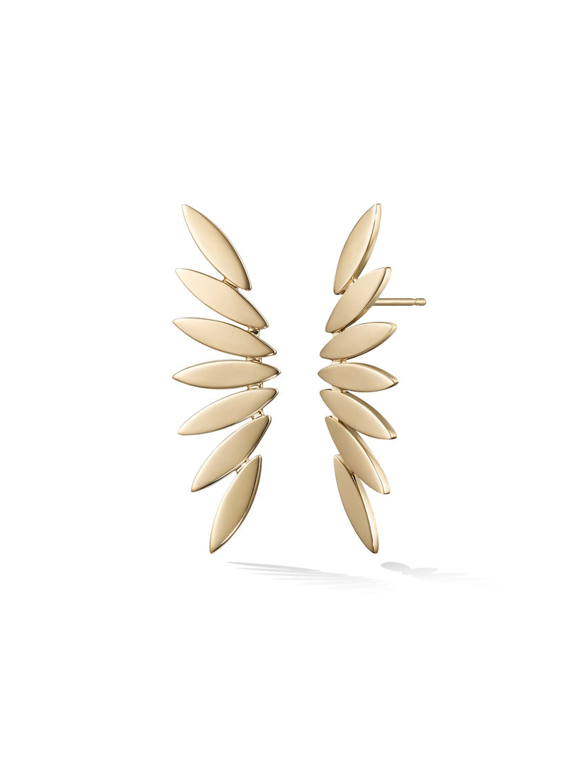 Maya Earring in 18k Yellow Gold — Melissa Kaye