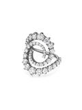 Riley Ring in 18k Blackened Gold with White Diamonds — Melissa Kaye