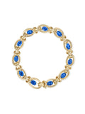 ROCKY BRACELET (Oval-Cut Blue Sapphire)