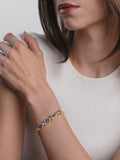 ROCKY BRACELET (Oval-Cut Blue Sapphire)