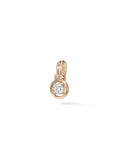 Rocky Charm Large in 18k Pink Gold with White Diamonds — Melissa Kaye