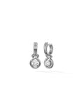 Rocky Earring Medium in 18k Blackened Gold with White Diamonds — Melissa Kaye