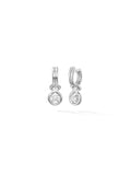  Rocky Earring Small in 18k White Gold with White Diamonds — Melissa Kaye