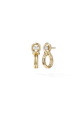 Rocky Hoop Small in 18k Yellow Gold with White Diamonds — Melissa Kaye