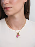 ROCKY OOAK CHARM (Pink Sapphire)