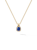 Rocky Pendant in 18k Yellow Gold with Blue Sapphire — Melissa Kaye