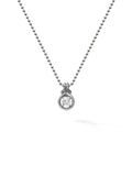 Rocky Pendant Large in 18k Blackened Gold with White Diamonds — Melissa Kaye