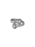 ROCKY TWO-STONE PINKY RING