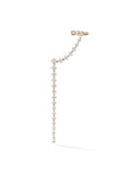 Sadie Drop Earring in 18k Yellow Gold with White Diamonds — Melissa Kaye