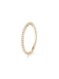 Sadie Eternity Band (1mm) in 18k Yellow Gold with White Diamonds — Melissa Kaye