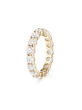 Sadie Eternity Band (3.5mm) in 18k Yellow Gold with White Diamonds — Melissa Kaye