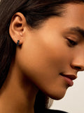 SADIE HUGGIE HOOP (4mm, Black Diamond)