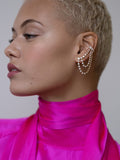 SADIE TRIPLE DRAPED EARRING