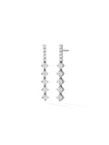 Stella Earring Large in 18k Blackened Gold with White Diamonds — Melissa Kaye