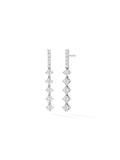 Stella Earring Large in 18k White Gold with White Diamonds — Melissa Kaye