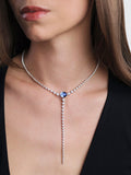 STELLA GRADUATED LARIAT (Blue Sapphire)