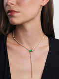 STELLA GRADUATED LARIAT (Emerald)