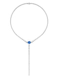 STELLA GRADUATED LARIAT (Blue Sapphire)