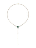 STELLA GRADUATED LARIAT (Emerald)