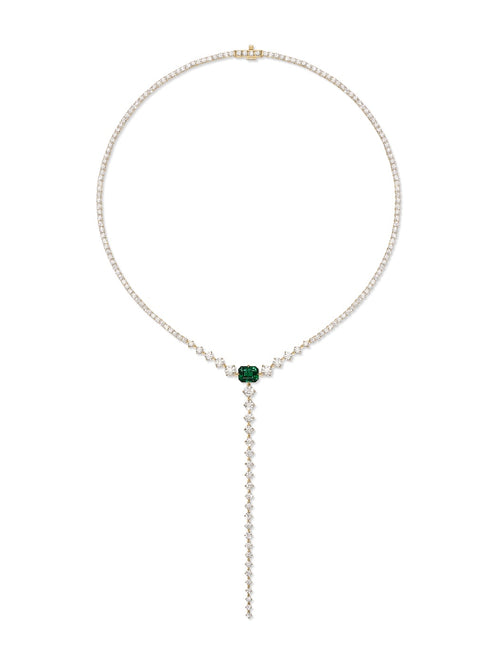 STELLA GRADUATED LARIAT (Emerald)