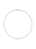 Stella Graduated Tennis Necklace in 18k Yellow Gold with White Diamonds — Melissa Kaye