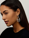 STELLA TRIPLE DRAPED EARRING