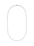 Stella Triplet Station Necklace in 18k Blackened Gold with White Diamonds — Melissa Kaye