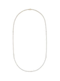 Stella Triplet Station Necklace in 18k Yellow Gold with White Diamonds — Melissa Kaye
