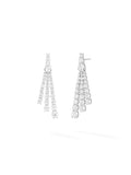 Sydney Earring Small in 18k White Gold with White Diamonds — Melissa Kaye