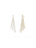 Sydney Earring Small in 18k Yellow Gold with White Diamonds — Melissa Kaye