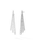 Sydney Earring in 18k Blackened Gold with White Diamonds — Melissa Kaye