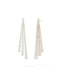 Sydney Earring in 18k Yellow Gold with White Diamonds — Melissa Kaye