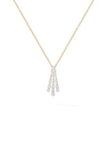 Sydney Pendant Small in 18k Yellow Gold with White Diamonds — Melissa Kaye
