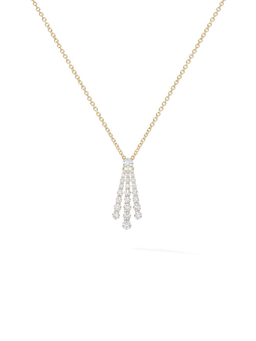 Sydney Pendant Small in 18k Yellow Gold with White Diamonds — Melissa Kaye